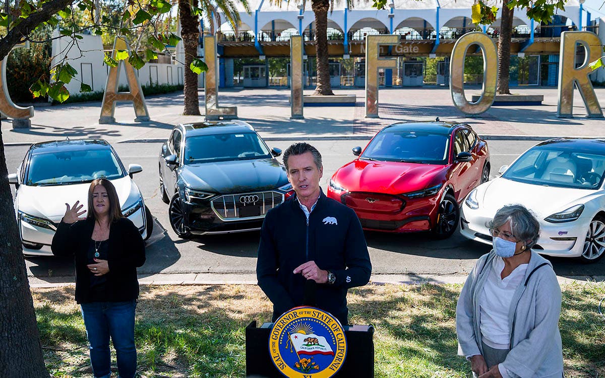 California Will Only Allow Electric Vehicles After 2035